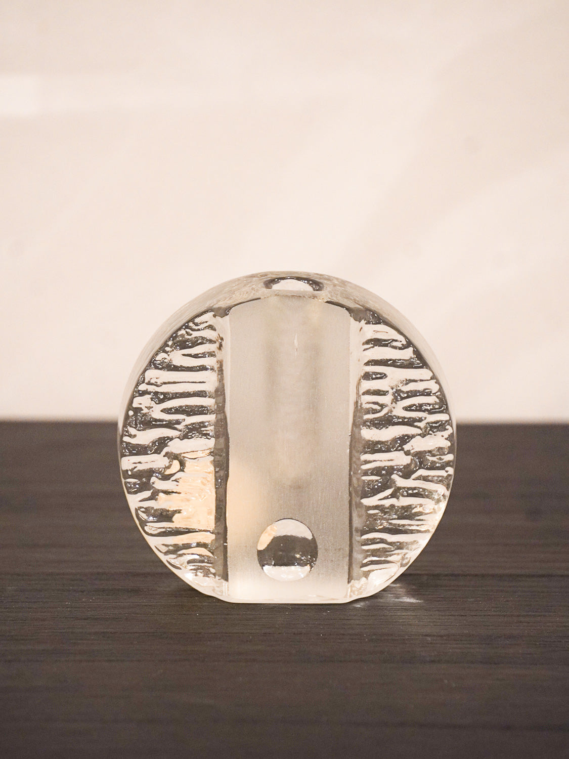 Walther Glas , Heiner Düsterhaus - Germany , 1970's -  'Solifleur' ガラスフラワーベース
