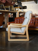Holstebro Møbelfabrik <br>ファブリック ハイバックラウンジチェア <br>1970's , Denmark <br>大和店