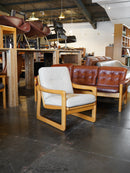 Holstebro Møbelfabrik <br>ファブリック ローバックラウンジチェア <br>1970's , Denmark <br>大和店