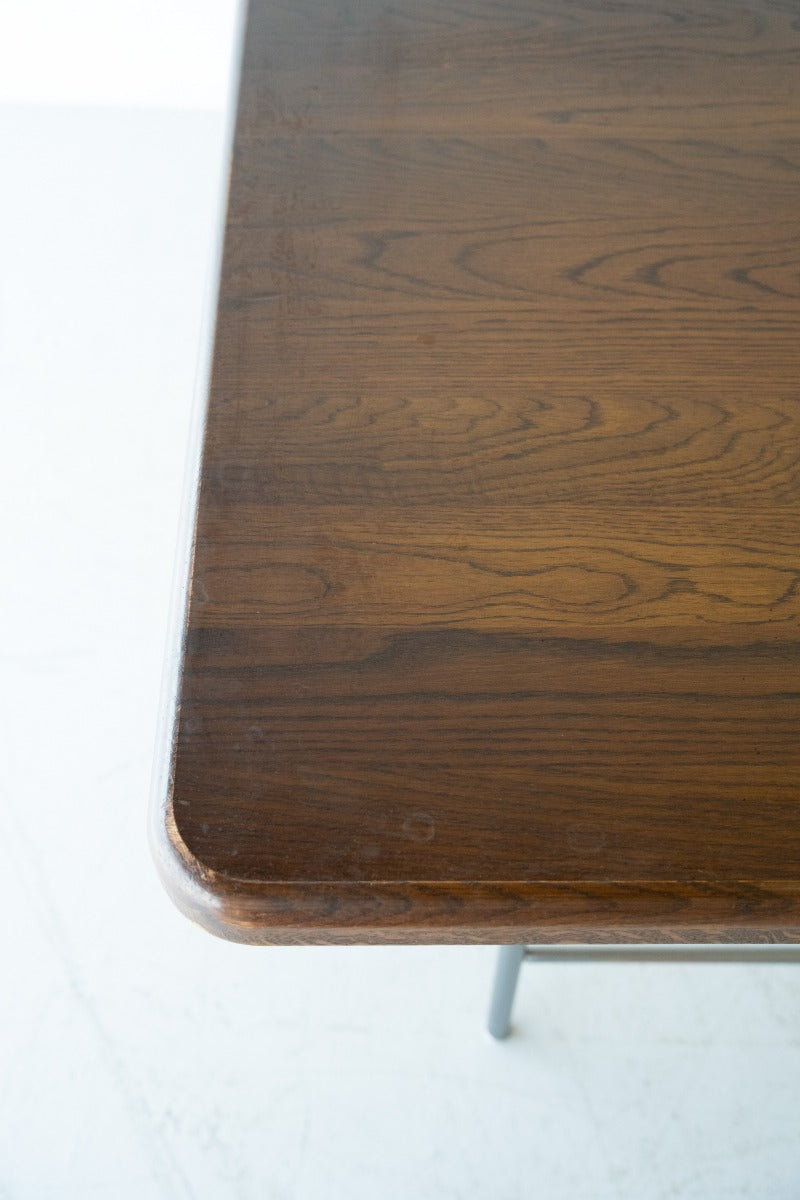 oak wood table top<br> Vintage Yamato store HOLD HAM