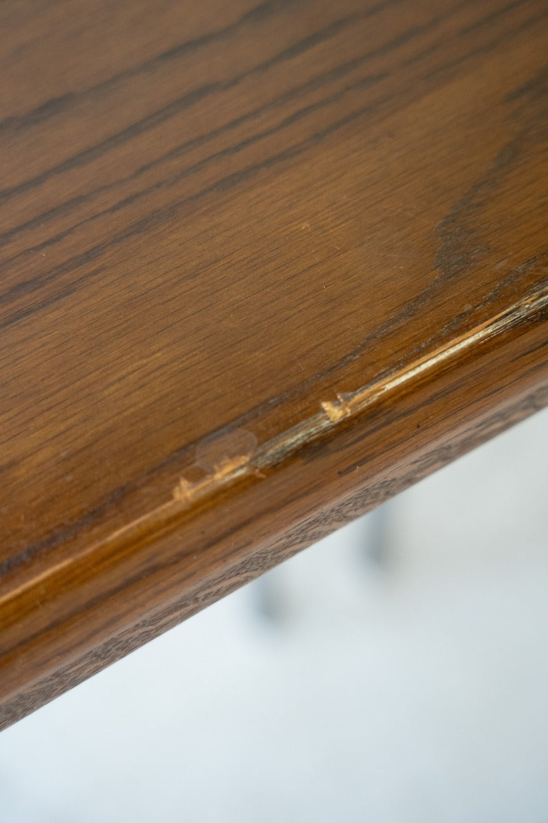 oak wood table top<br> Vintage Yamato store HOLD HAM