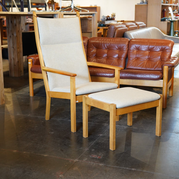 GETAMA , Hans J. Wegner ファブリック ハイバックイージーチェア