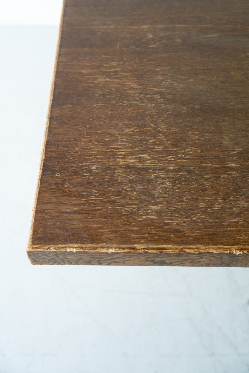 oak veneer table top<br> vintage yamato store