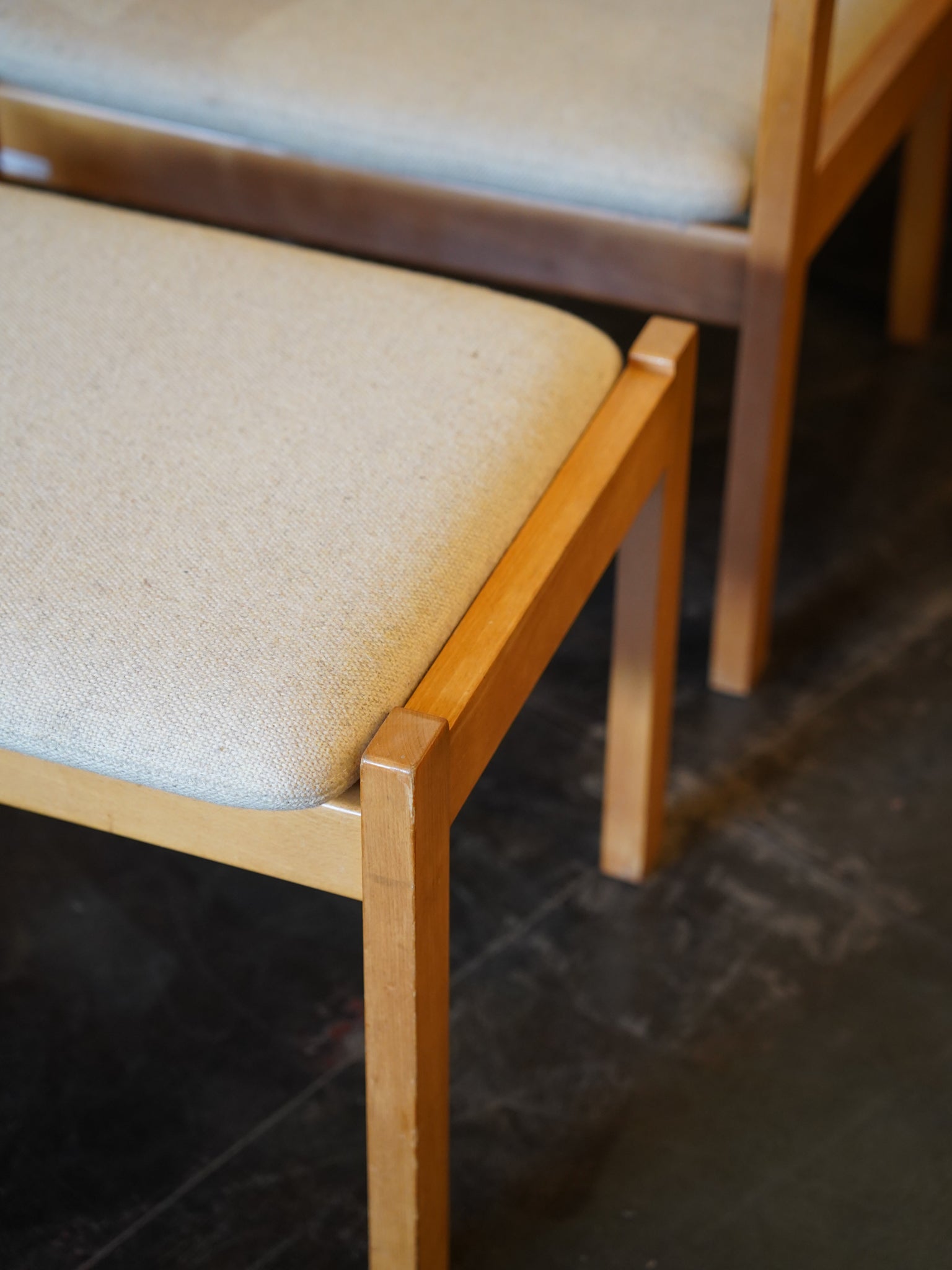 GETAMA , Hans J. Wegner - ファブリック ハイバックイージーチェア＆オットマン - Denmark