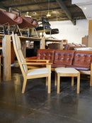 GETAMA , Hans J. Wegner <br>ファブリック ハイバックイージーチェア＆オットマン <br>Denmark <br>大和店