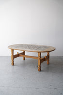 タイルトップ コーヒーテーブル <br>TAMAGAWA BASE - ヴィンテージ SHARK ATTACK