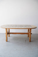 タイルトップ コーヒーテーブル <br>TAMAGAWA BASE - ヴィンテージ SHARK ATTACK