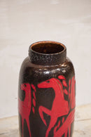 Scheurich "horse” S <br>セラミック フラワーベース <br>1960's , Germany<br>bob's box - ヴィンテージ SHARK ATTACK