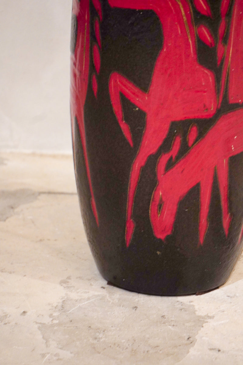 Scheurich "horse” S <br>セラミック フラワーベース <br>1960's , Germany<br>bob's box - ヴィンテージ SHARK ATTACK