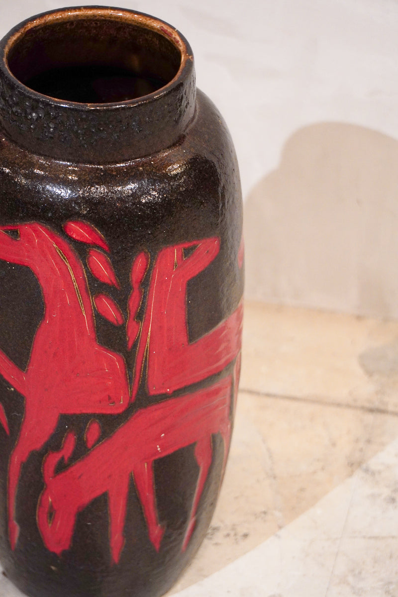 Scheurich "horse” S <br>セラミック フラワーベース <br>1960's , Germany<br>bob's box - ヴィンテージ SHARK ATTACK