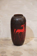 Scheurich "horse” L <br>セラミック フラワーベース <br>1960's , Germany<br>bob's box - ヴィンテージ SHARK ATTACK