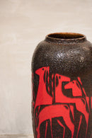 Scheurich "horse” L <br>セラミック フラワーベース <br>1960's , Germany<br>bob's box - ヴィンテージ SHARK ATTACK