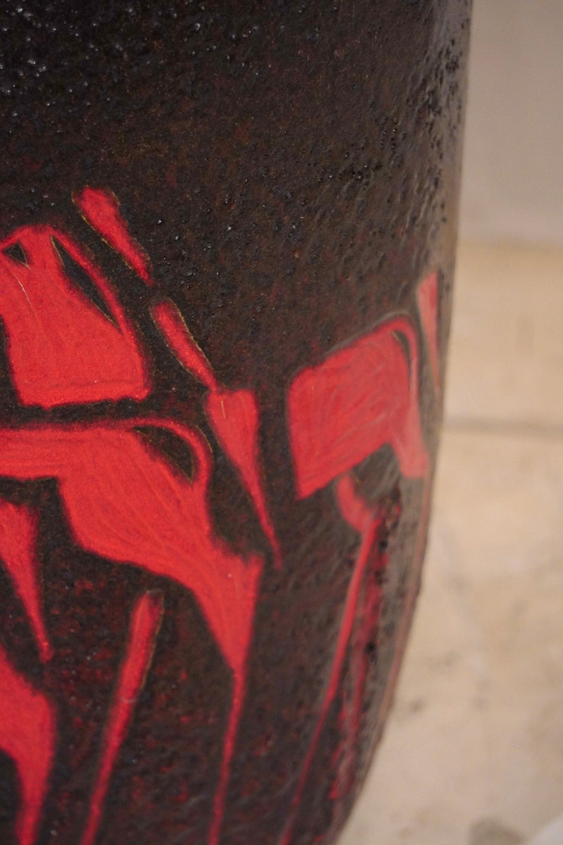 Scheurich "horse” L <br>セラミック フラワーベース <br>1960's , Germany<br>bob's box - ヴィンテージ SHARK ATTACK