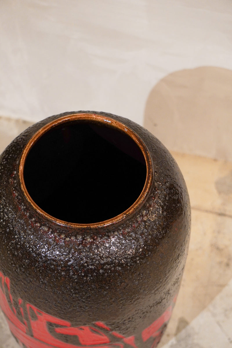 Scheurich "horse” L <br>セラミック フラワーベース <br>1960's , Germany<br>bob's box - ヴィンテージ SHARK ATTACK