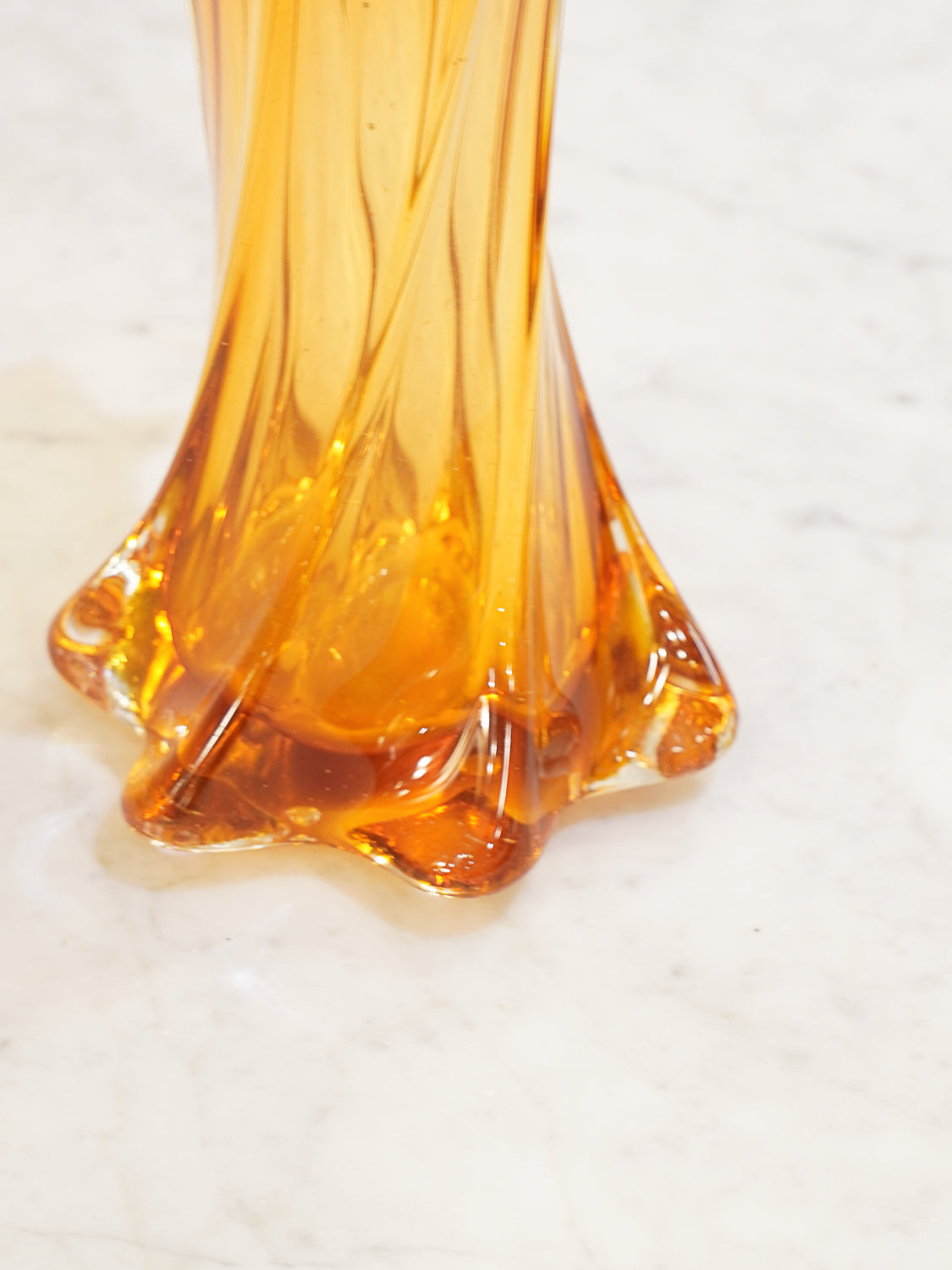 Murano - ガラス フラワーベース - 1950-60's , Italy - cerote antiques