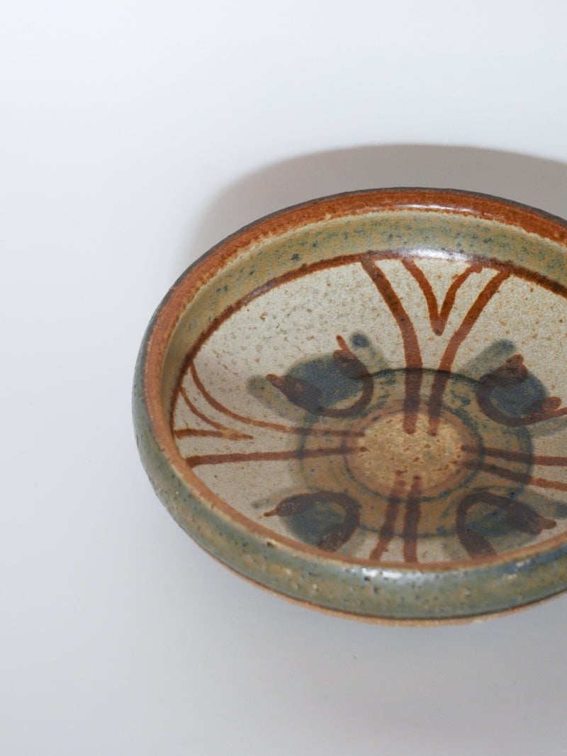 SOHOLM社 , Poul Barndborg , Noomi Backhausen<br>Erikaシリーズ , セラミックプレート<br>1970's , Denmark <br>bob's box