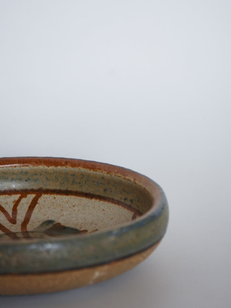 SOHOLM社 , Poul Barndborg , Noomi Backhausen<br>Erikaシリーズ , セラミックプレート<br>1970's , Denmark <br>bob's box