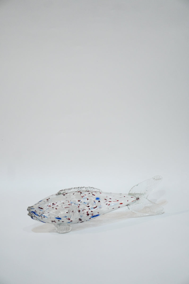 フィッシュ ガラスオブジェ <br>cerote antiques - ヴィンテージ SHARK ATTACK