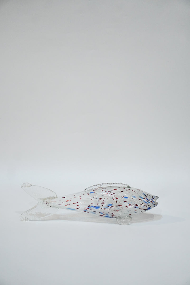 フィッシュ ガラスオブジェ <br>cerote antiques - ヴィンテージ SHARK ATTACK