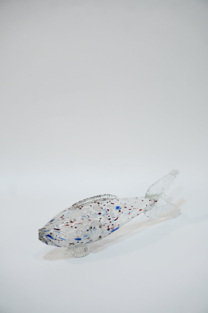 フィッシュ ガラスオブジェ <br>cerote antiques - ヴィンテージ SHARK ATTACK