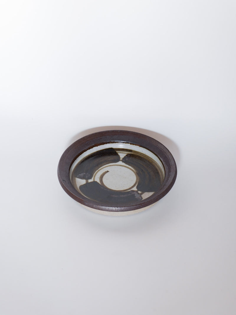 Hanne stentøj <br> セラミック プレート<br>1970's , Denmark<br>bob's box