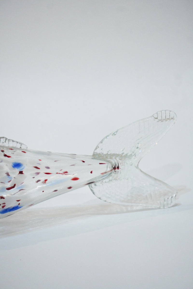 フィッシュ ガラスオブジェ <br>cerote antiques - ヴィンテージ SHARK ATTACK