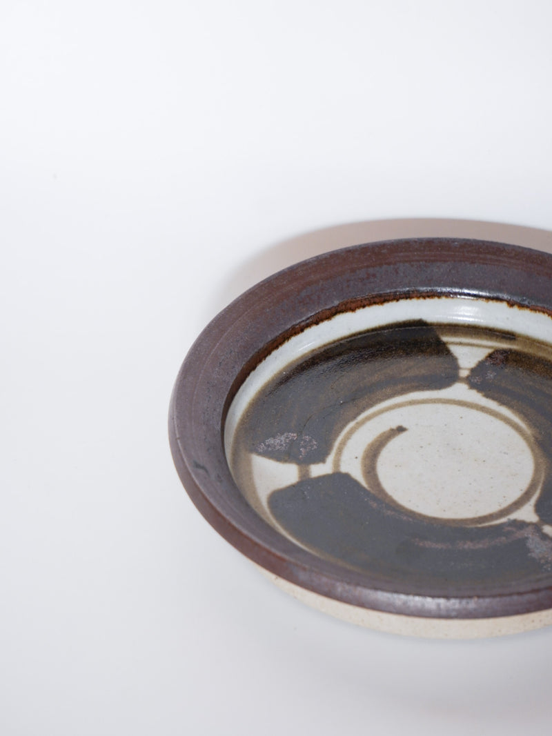 Hanne stentøj <br> セラミック プレート<br>1970's , Denmark<br>bob's box