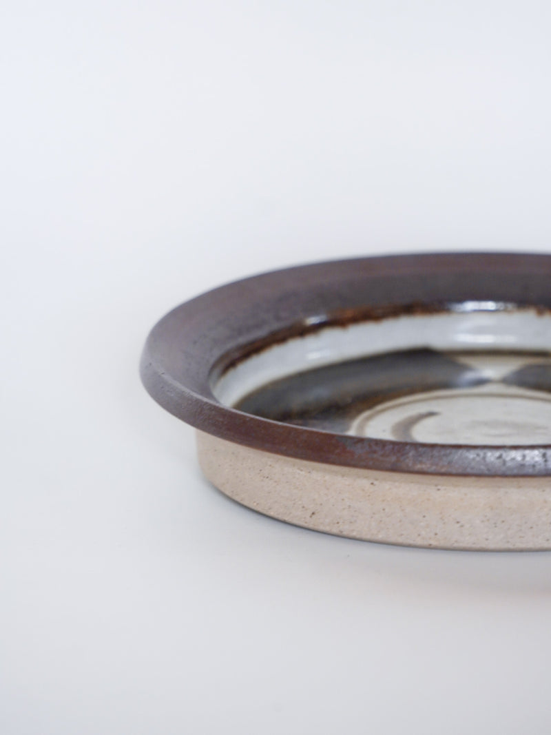 Hanne stentøj <br> セラミック プレート<br>1970's , Denmark<br>bob's box