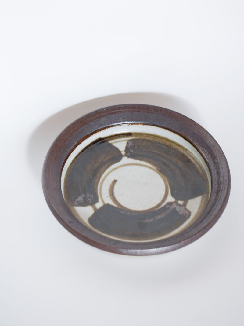 Hanne stentøj <br> セラミック プレート<br>1970's , Denmark<br>bob's box