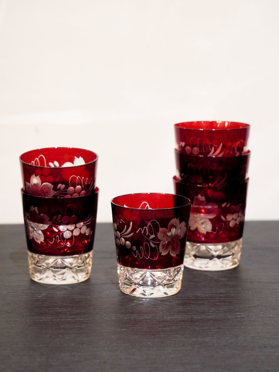 Wittig Crystal  - Czech , 1960s - エーゲルマン ガラス セット