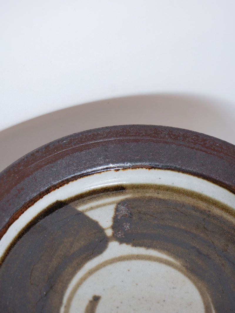 Hanne stentøj <br> セラミック プレート<br>1970's , Denmark<br>bob's box