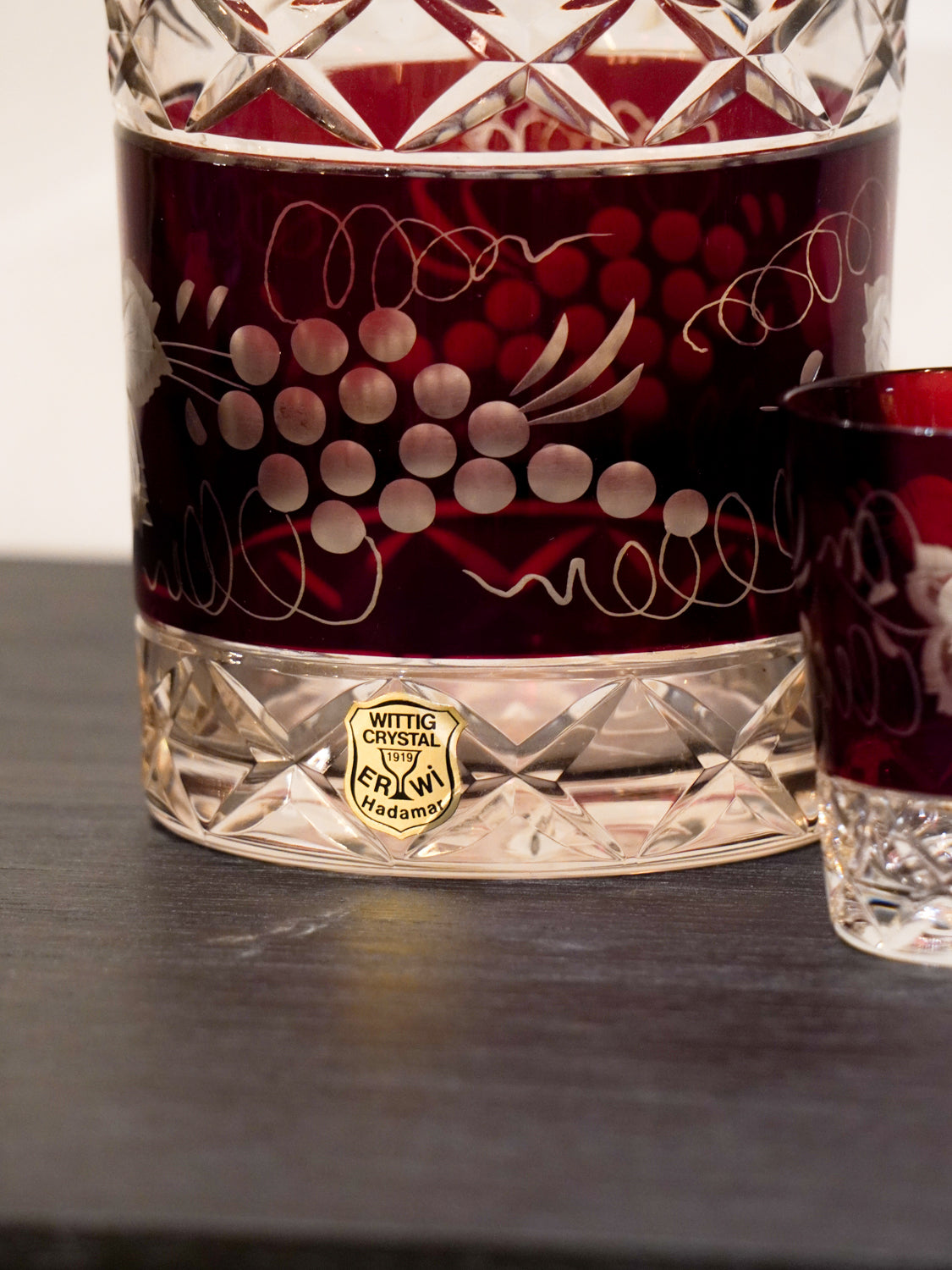 Wittig Crystal  - Czech , 1960s - エーゲルマン ガラス セット