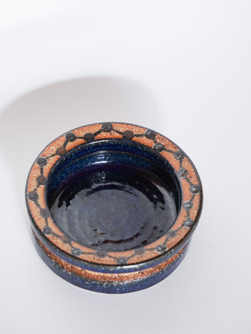 SOHOLM社 <br>セラミックプレートΦ11.7cm <br>1960's , Denmark <br>bob's box