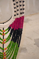 Versmissen<br>Necklace Black/Red/Green On Stand <br>cerote antiques・大和店・大阪店 - ヴィンテージ SHARK ATTACK