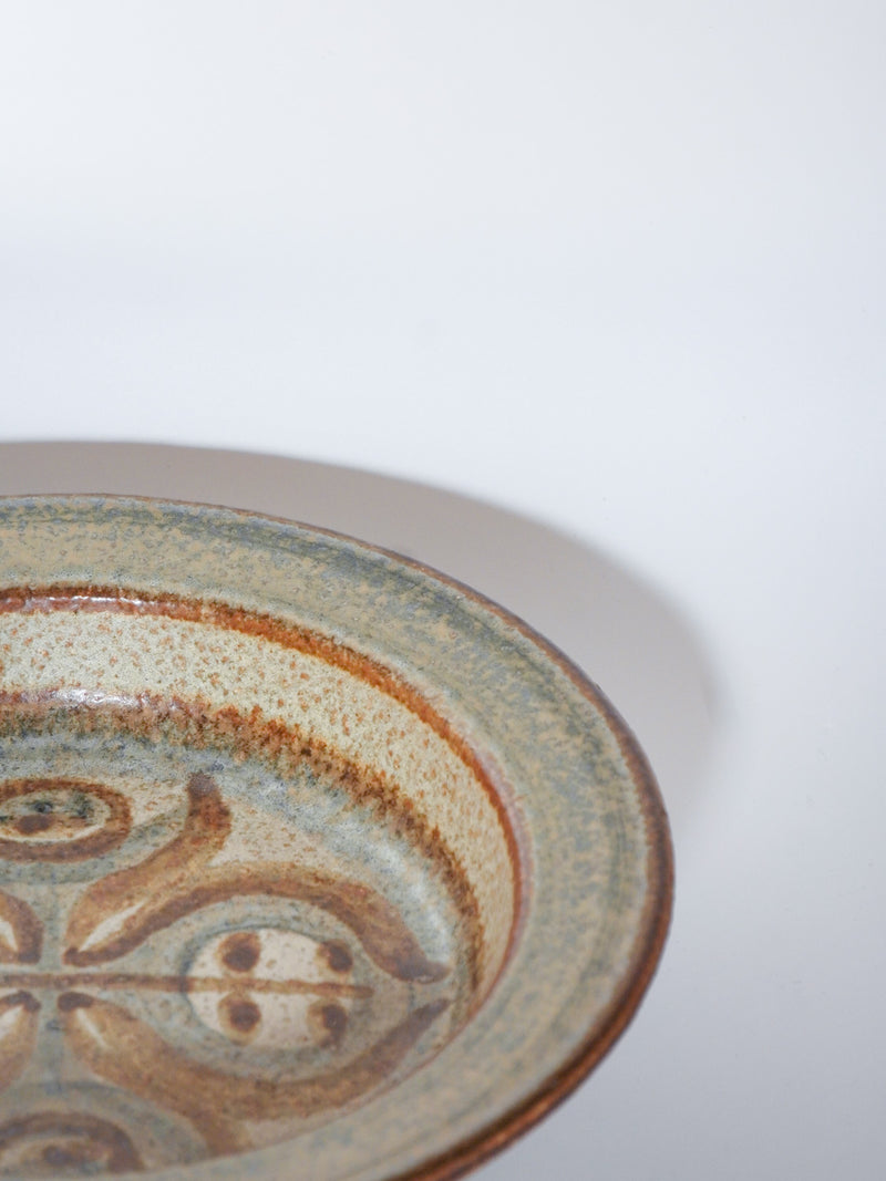 SOHOLM社 , Einar Johansen <br>セラミックプレート <br>1970's , Denmark <br>bob's box