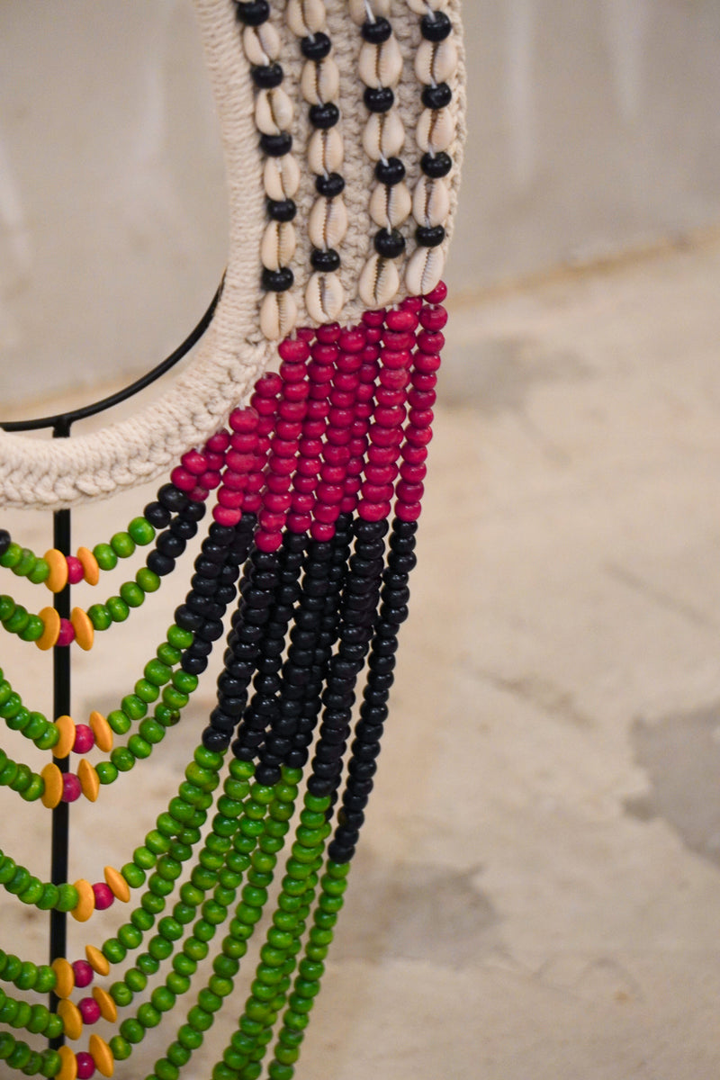 Versmissen<br>Necklace Black/Red/Green On Stand <br>cerote antiques・大和店・大阪店 - ヴィンテージ SHARK ATTACK