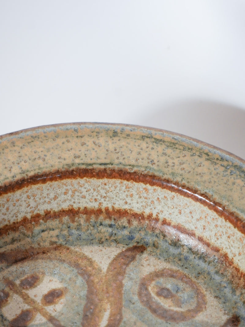 SOHOLM社 , Einar Johansen <br>セラミックプレート <br>1970's , Denmark <br>bob's box