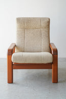 H DESIGN <br> ファブリック ラウンジチェア <br> Denmark <br> 大和店 - ヴィンテージ SHARK ATTACK