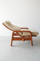 H DESIGN <br> ファブリック ラウンジチェア <br> Denmark <br> 大和店 - ヴィンテージ SHARK ATTACK