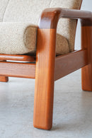 H DESIGN <br> ファブリック ラウンジチェア <br> Denmark <br> 大和店 - ヴィンテージ SHARK ATTACK