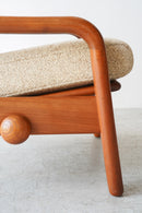 H DESIGN <br> ファブリック ラウンジチェア <br> Denmark <br> 大和店 - ヴィンテージ SHARK ATTACK