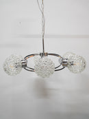デザインガラス 6灯シャンデリア <br>1960's , Germany <br>cerote antiques