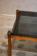 ガラストップ ローテーブル<br>bob's box - ヴィンテージ SHARK ATTACK