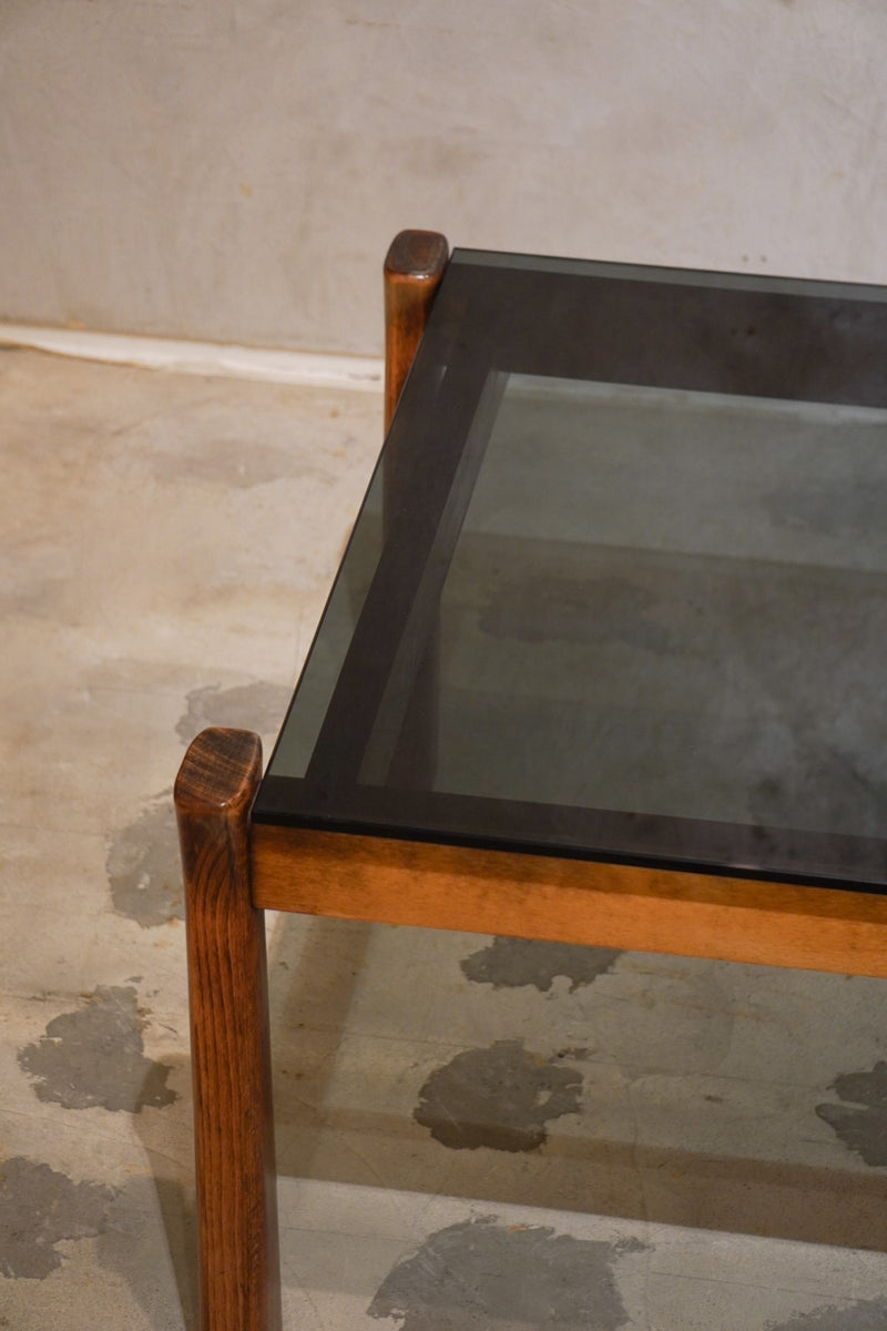 ガラストップ ローテーブル<br>bob's box - ヴィンテージ SHARK ATTACK