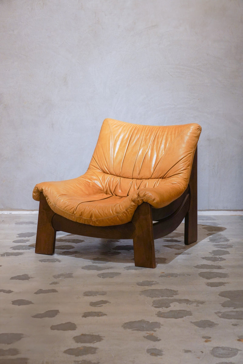 Maison Regain <br>レザーソファ (A) <br>1970's ,France <br>bob's box - ヴィンテージ SHARK ATTACK