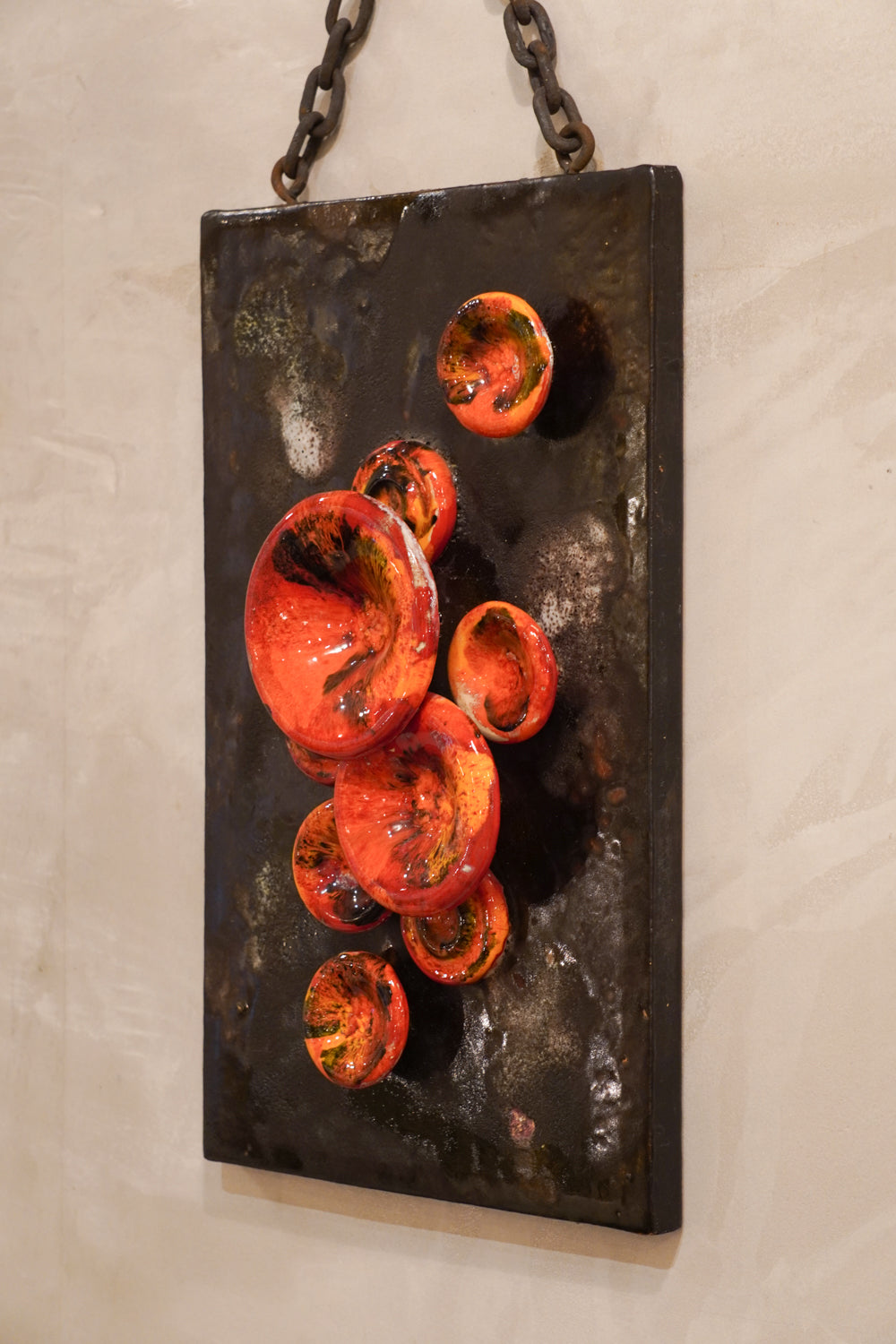 Ruscha Keramik - Fat Lava - セラミック ウォールアート - West Germany - cerote antiques<ber>YNK/2点~8/15迄HOLD