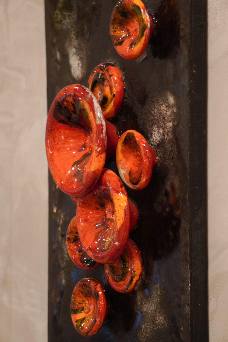 Ruscha Keramik <br>Fat Lava <br>セラミック ウォールアート <br>West Germany <br>bob's box