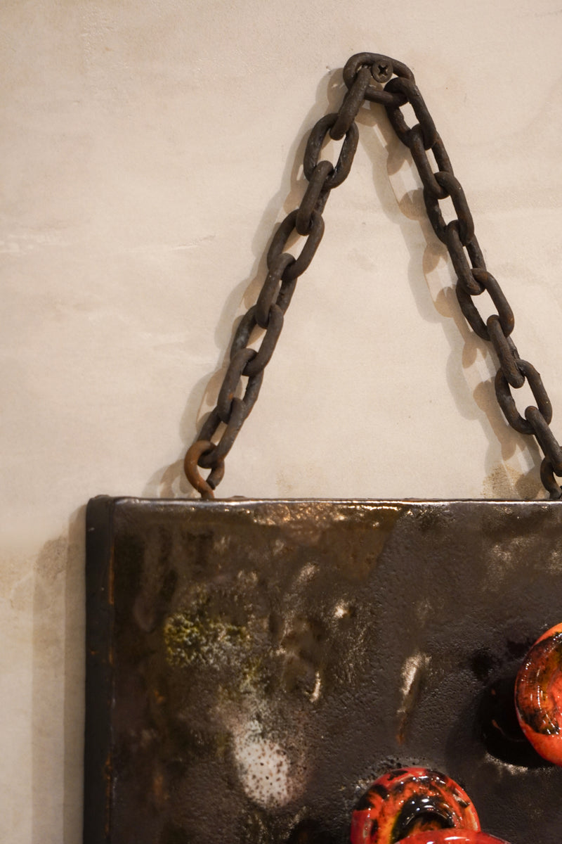 Ruscha Keramik <br>Fat Lava <br>セラミック ウォールアート <br>West Germany <br>bob's box