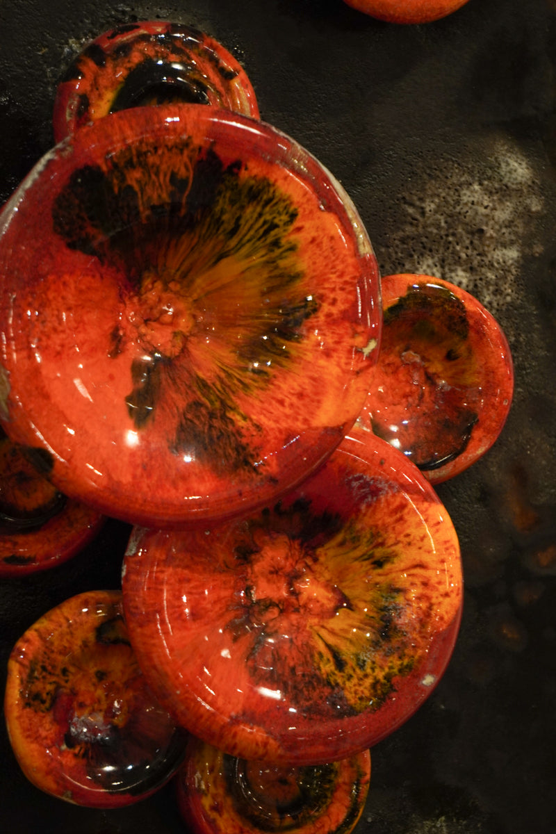 Ruscha Keramik <br>Fat Lava <br>セラミック ウォールアート <br>West Germany <br>bob's box