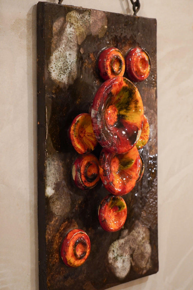 Ruscha Keramik <br>Fat Lava <br>セラミック ウォールアート <br>West Germany <br>bob's box